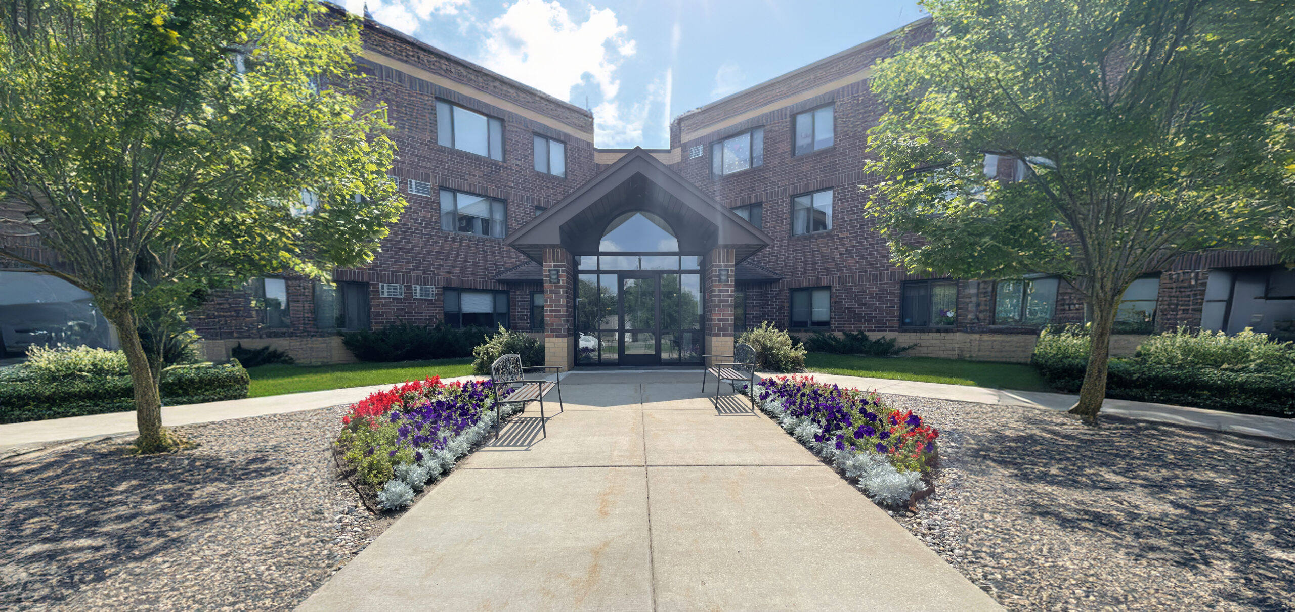 Benet Place - front entrance