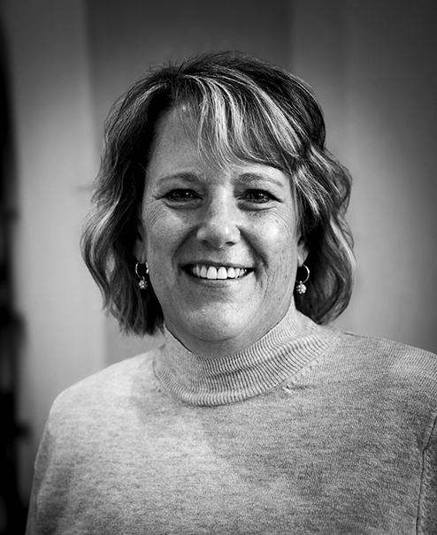 Black and white professional portait of Mara Krinke